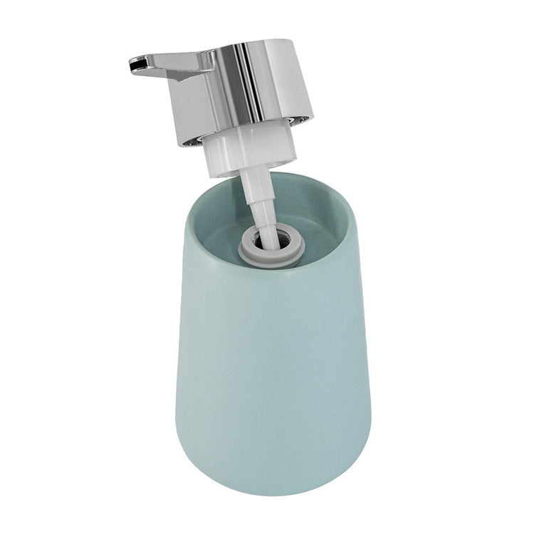 Dispenser sapone liquido in ceramica linea Sidney turchese pastello