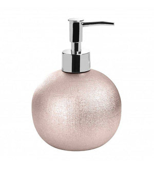 Dispenser serie glitter in ceramica rosa ramato cod 80834