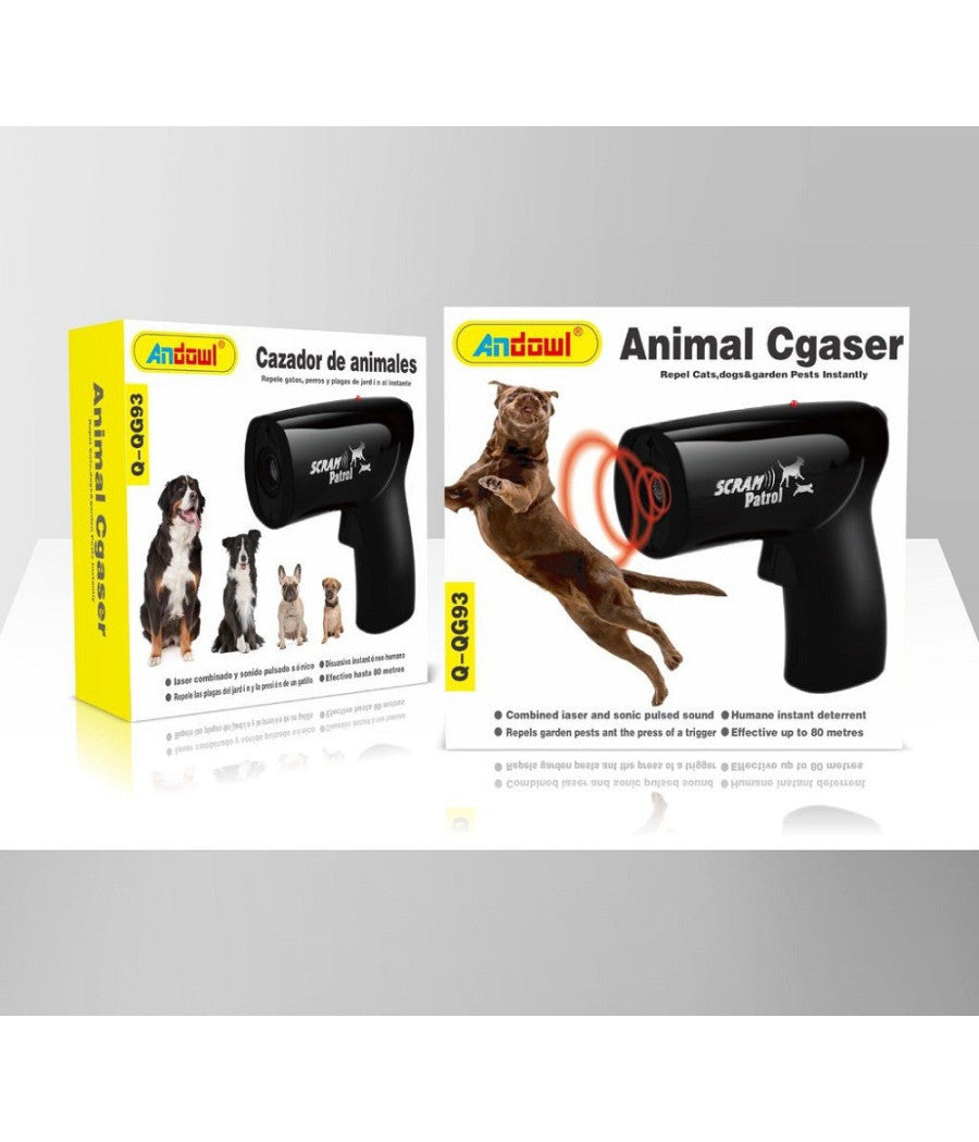 Dispositivo Addestramento Repellente Ad Ultrasuoni Per Cani Gatti Insetti Q-qg93         