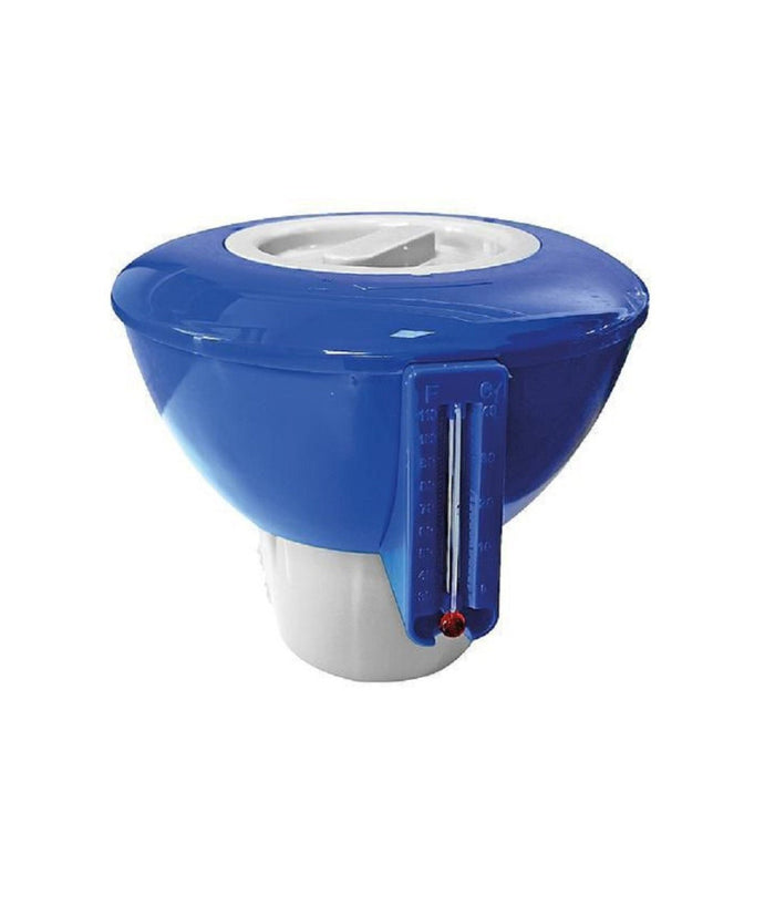 Distributore Dispenser Di Cloro Galleggiante Piscine Termometro Pieghevole 42403         