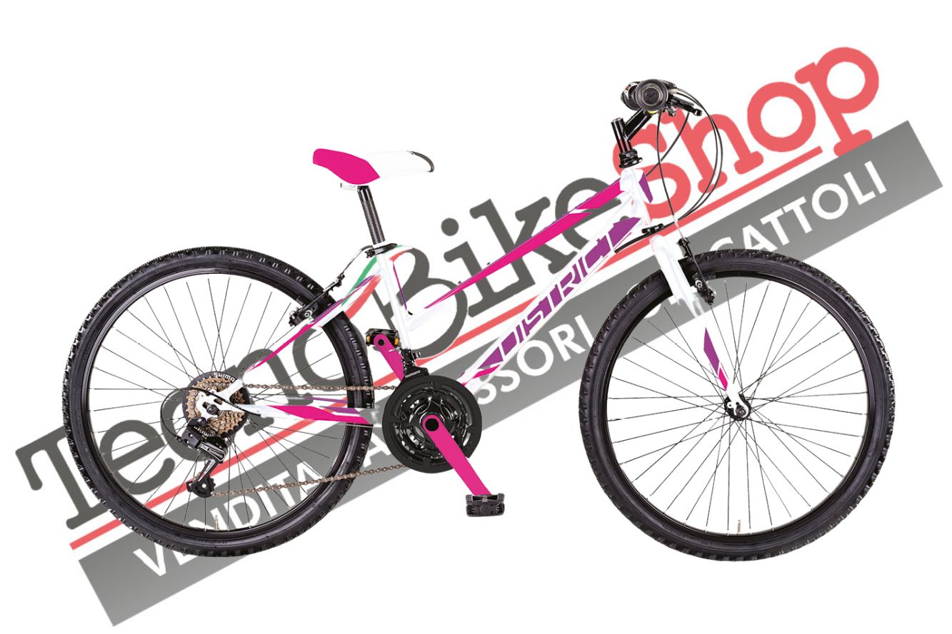 Bici Donna MTB MBM District 24 pollici con Cambio 18 Velocità 