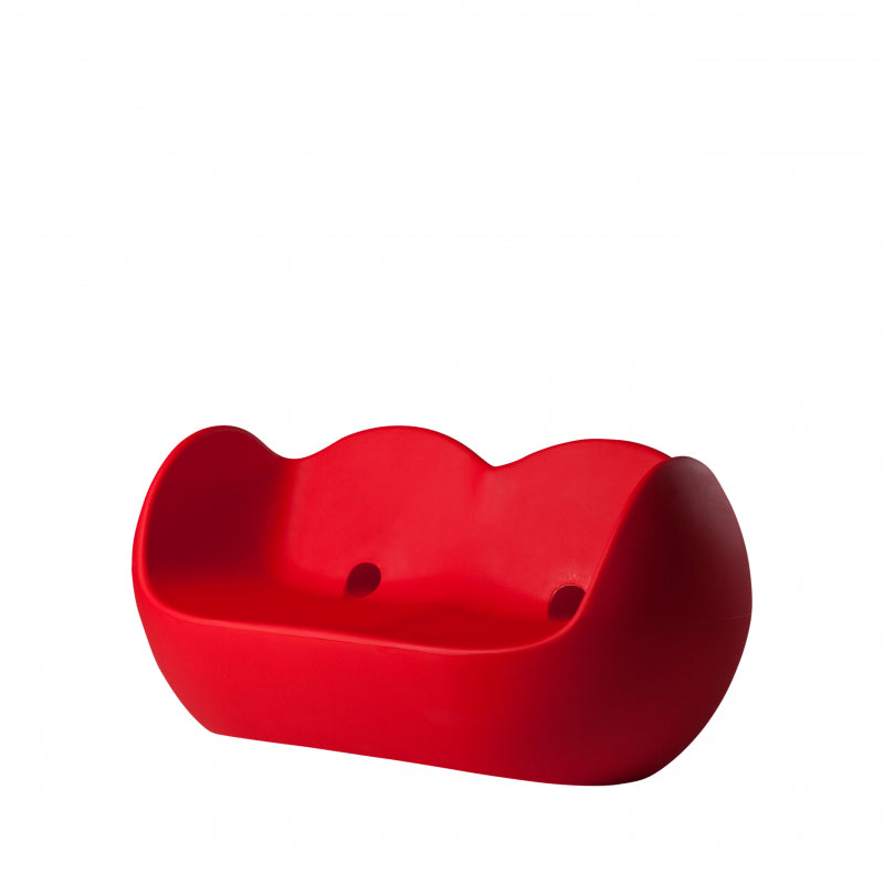 Divano a dondolo Blossy made in Italy - ROSSO