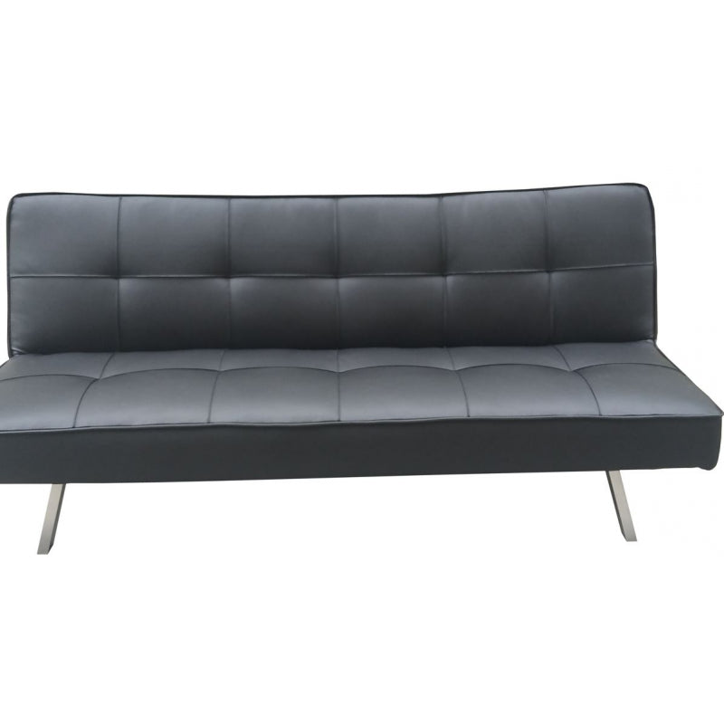 DIVANO LETTO PU CLARELLE NERO HAL