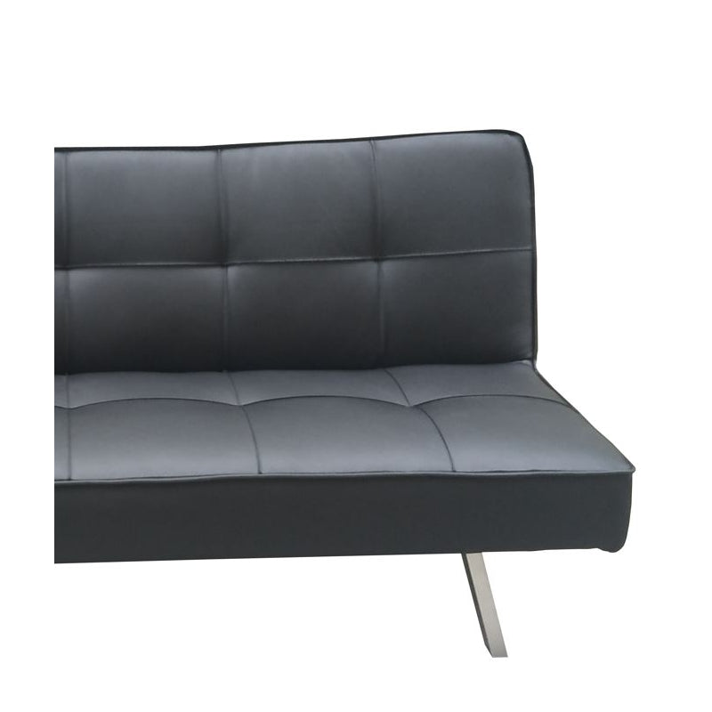 DIVANO LETTO PU CLARELLE NERO HAL