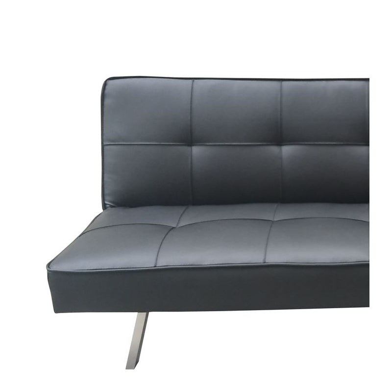 DIVANO LETTO PU CLARELLE NERO HAL