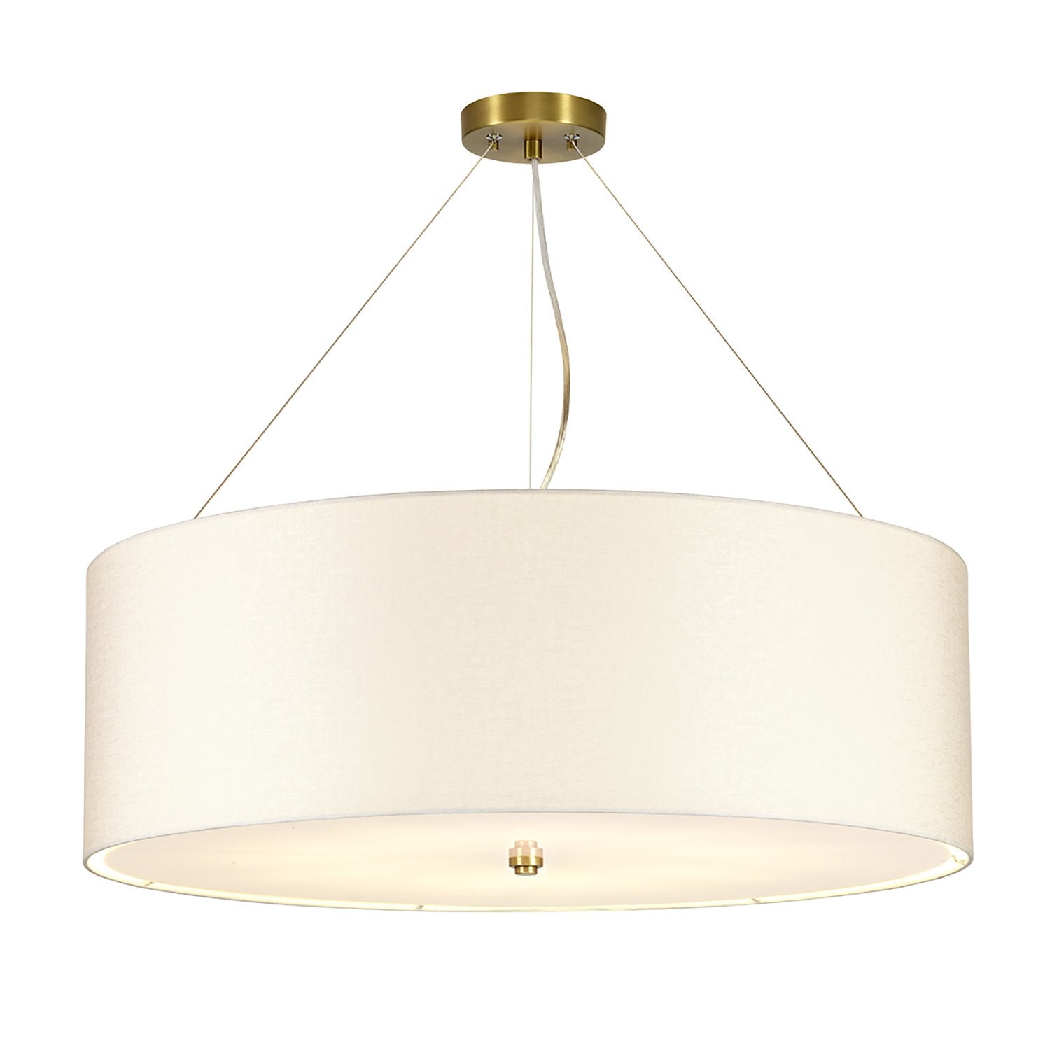 Lampadario Contemporaneo Pearce Acciaio Ottone Antico 7 Luci E27