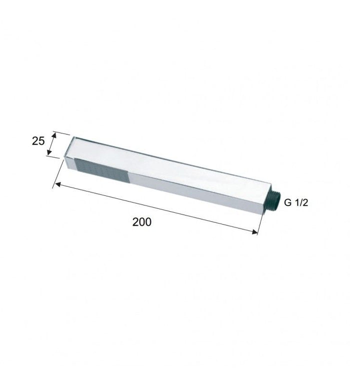 Braccio doccia con soffione integrato 3 funzioni cod 75921