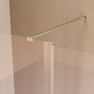 Parete Doccia Walk-In 170 cm con Aletta Orientabile in Cristallo trasparente 8mm H195 Bonussi Sveva