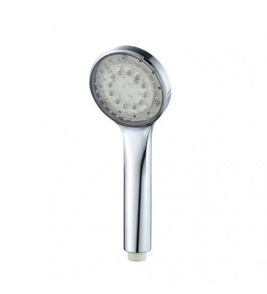 Doccino cromato a 1 getto con luci led - Serie Lumy cod 81871