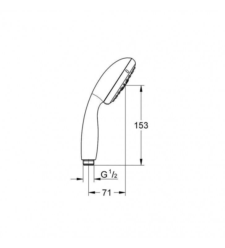 Doccino per doccia grohe, serie vitalio start 100 cod 78784