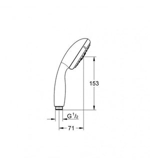 Doccino per doccia grohe, serie vitalio start 100 cod 78784