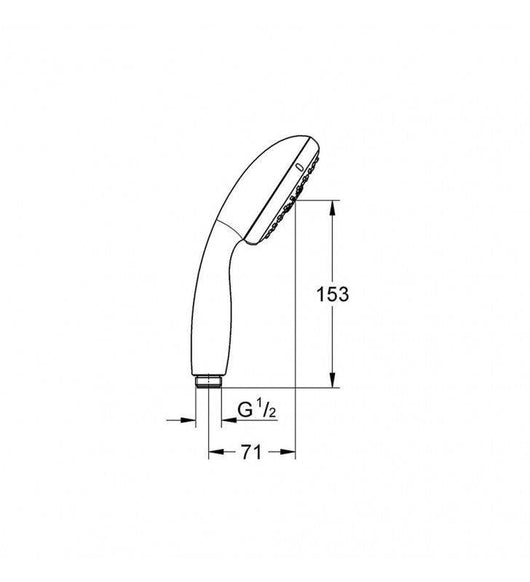 Doccino per doccia grohe, serie vitalio start 100 cod 78784