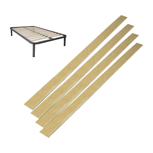 Doghe di ricambio per rete ortopedica piazza e mezza 120x190, 4 listelli curvati e flessibili da 119cm - Comprarredo