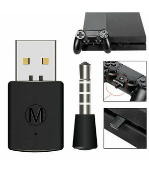 Dongle Usb Bluetooth Ricevitore Adattatore Per Wireless Auricolare Cuffie Ps4 U108         