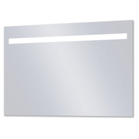 Specchio da bagno retroilluminato strip led geigor, misura 120x70