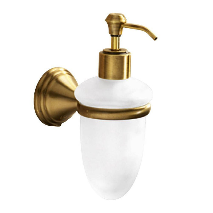 Dosasapone a muro GEDY linea Romance in acciaio con finiture colore Bronzo - Grohe