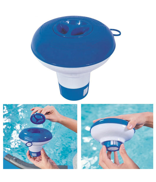 Dosatore Dispenser Galleggiante 12,7cm Per Compresse Cloro Piscina Vasche 58210         