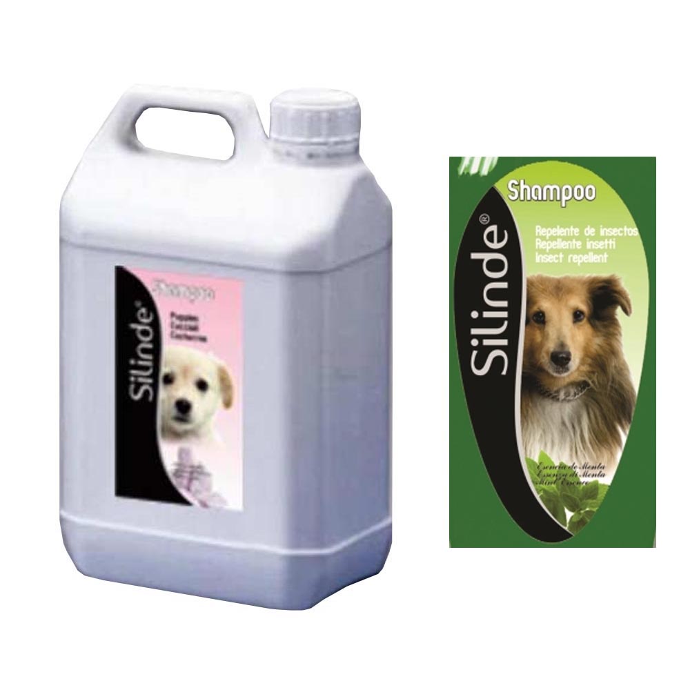 Silinde shampoo per cani repellente insetti tanica da 5 litri