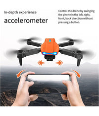 Drone Pieghevole Con Fotocamera 1080p Telecomando Smartphone Wifi 2.4ghz Q-fa98         