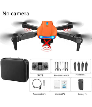 Drone Pieghevole Con Fotocamera 1080p Telecomando Smartphone Wifi 2.4ghz Q-fa98         