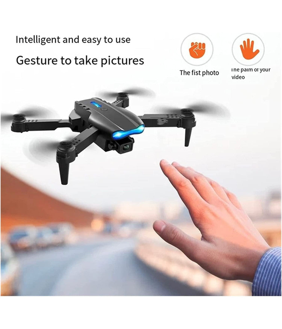 Drone Pieghevole Con Fotocamera 1080p Telecomando Smartphone Wifi 2.4ghz Q-fa98         