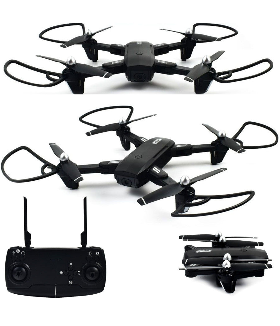 Drone Quadricottero Rc Q-dr9 Doppia Fotocamera Controllo 4k Hd Fpv Wifi 2.4ghz         