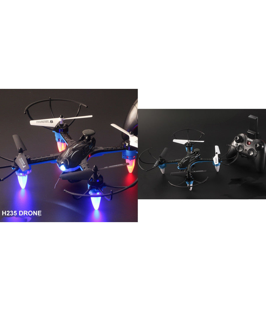 Drone Radiocomandato H235 Quadricottero Wifi App Control Camera 2.4 Ghz 6 Axis         