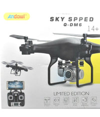 Drone Telecomandato Intelligente Q-dm6 Sky Spped Per Filmati Dall'alto Fotocamera         