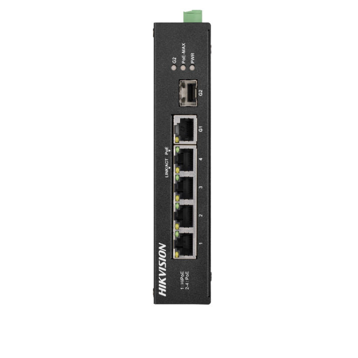 Hikvision Switch PoE 4 Porte Unmanaged DS-3T0306HP-E/HS - HIKVISION