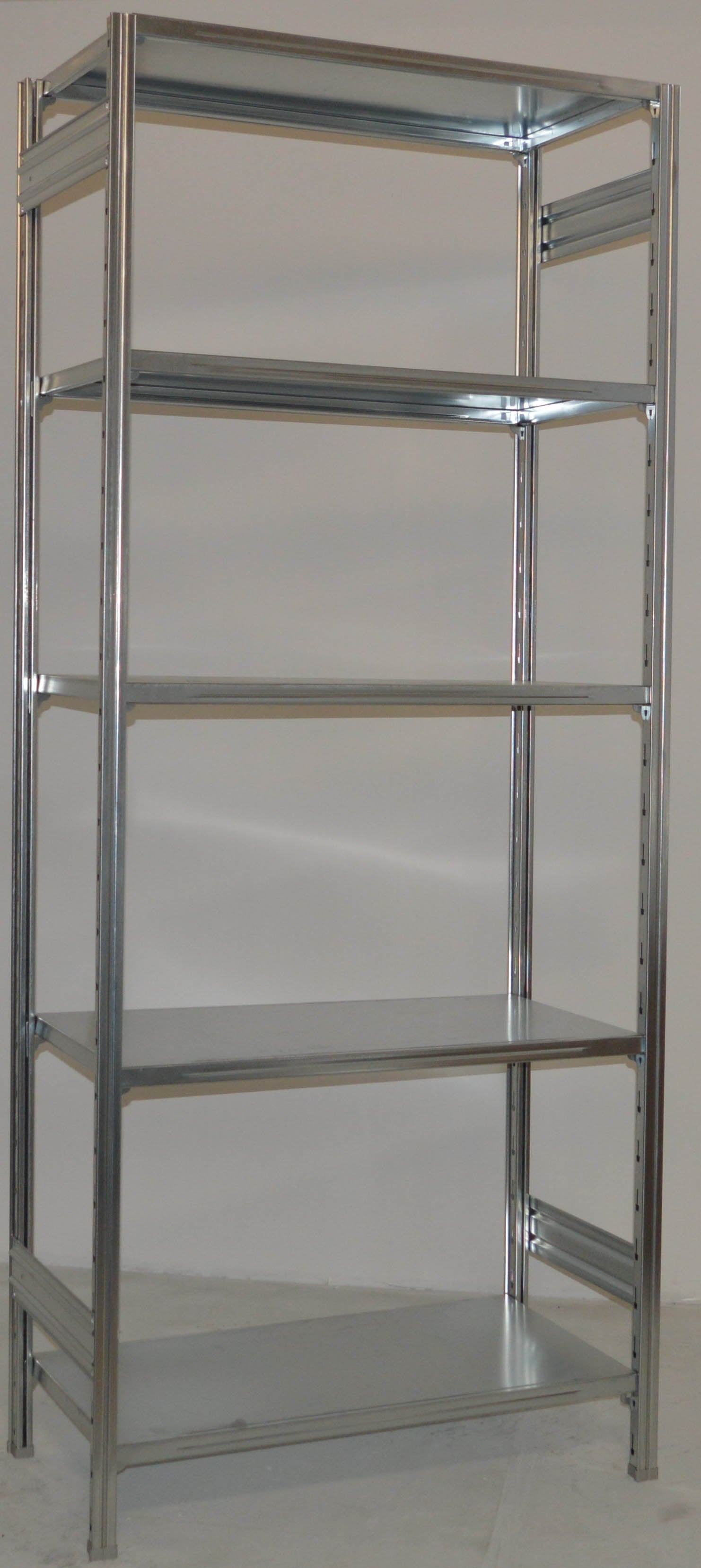 SCAFFALATURA in metallo da magazzino Zincata cm. 120x70x242h