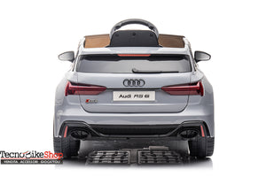 Auto Macchina Elettrica per Bambini Audi RS6 12V colore Grigio