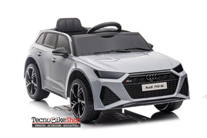 Auto Macchina Elettrica per Bambini Audi RS6 12V colore Grigio