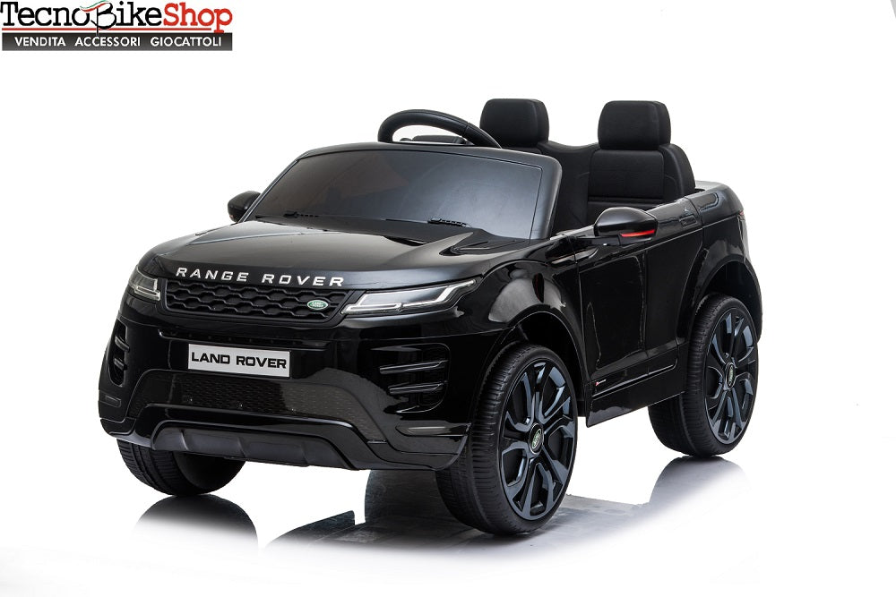 Auto Elettrica Macchina per Bambini LAND Rover EVOQUE 12V con Monitor 4 pollici Lettore Mp3 colore Nero