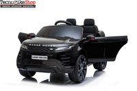 Auto Elettrica Macchina per Bambini LAND Rover EVOQUE 12V con Monitor 4 pollici Lettore Mp3 colore Nero