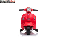 Moto Scooter Elettrico per Bambini Piaggio Vespa Mini GTS Super 6V-Rosso