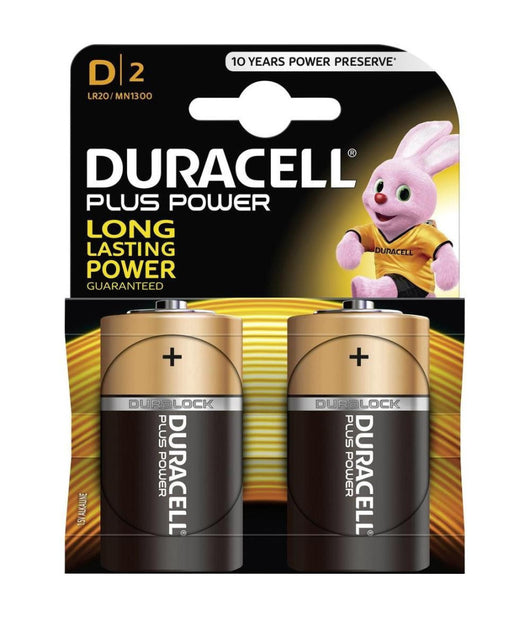 Duracell Mn1300 Torcia Torcione D Batterie A Dimensioni Confezione Da 2         