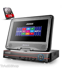 Dvr Nvr Combo Ahd Videosorveglianza 4 Ch Canali Schermo Lcd 10.1" H.264         