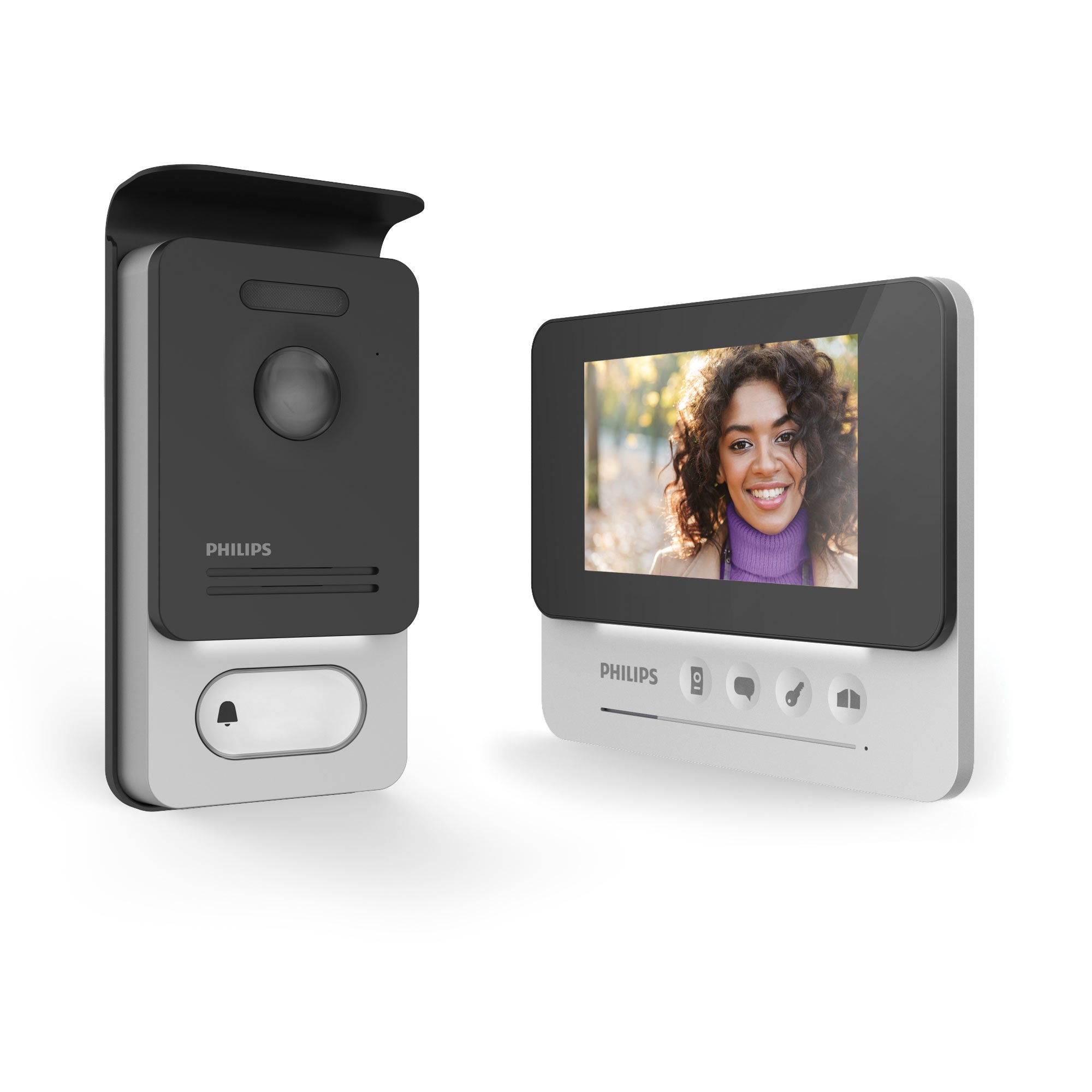 Videocitofono 2 fili schermo 4,3" - Philips WelcomeEye Compact