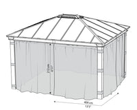 Rete Antizanzarae Per Gazebo Dallas 3.6X4.3 m