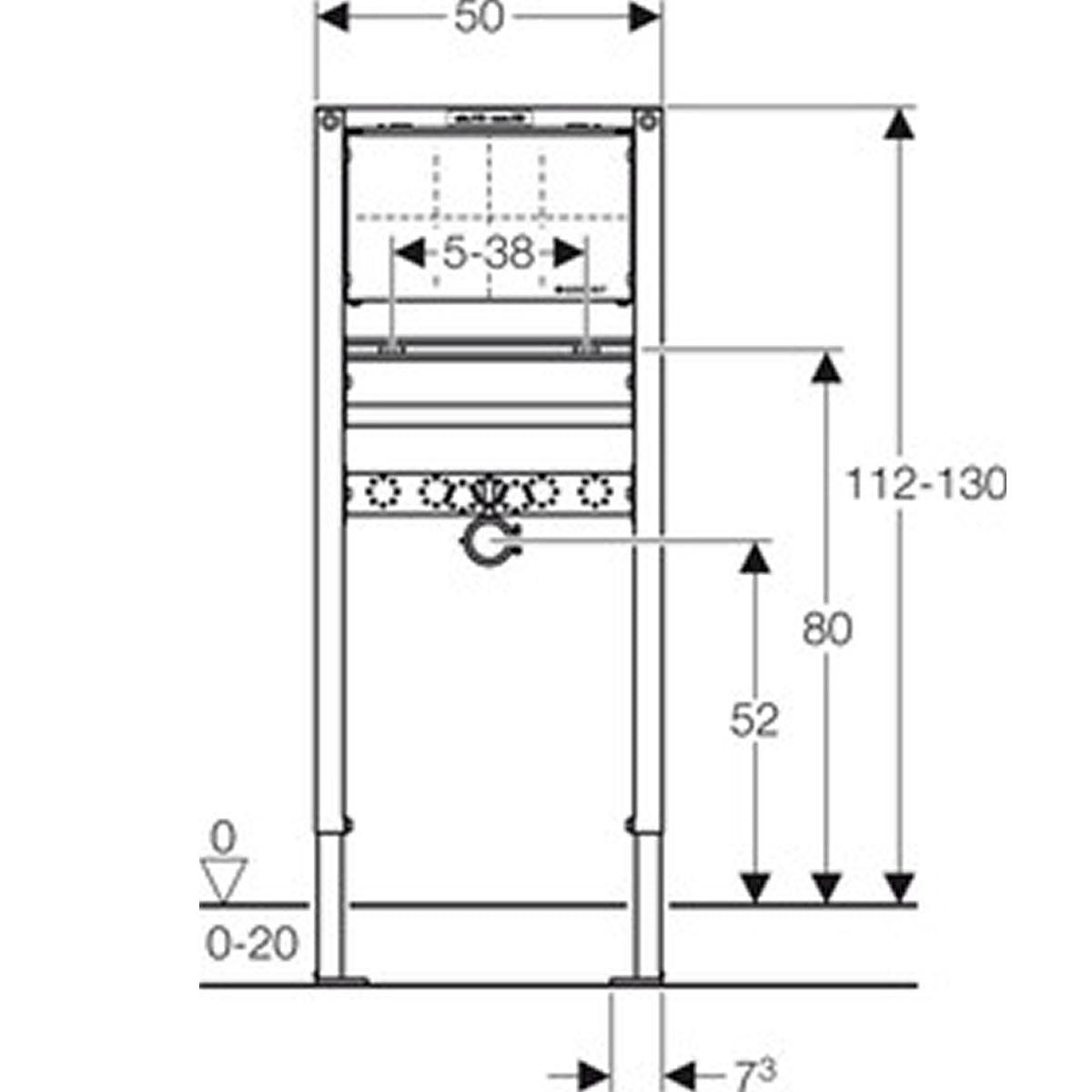 Geberit duofix lavabo sospeso per cartongesso