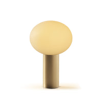 Lampada da tavolo in alluminio di color oro 260 E27