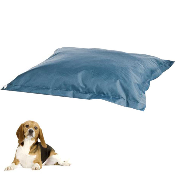 Cuscino per cani impermeabile lavabile oxford blu large lunghezza 130 cm