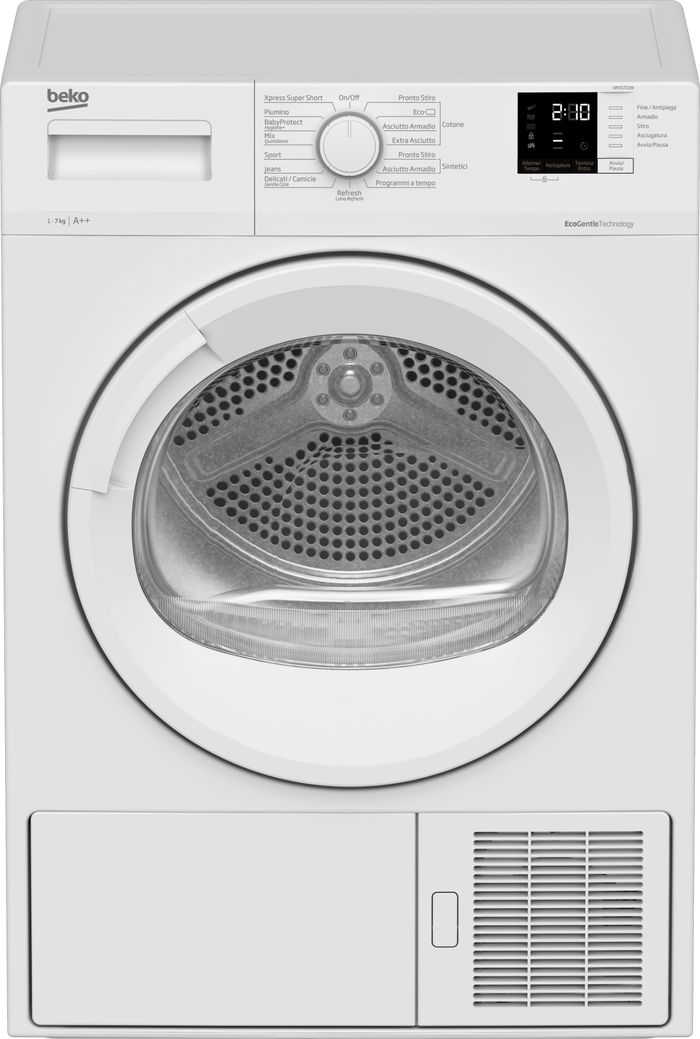 BEKO ASCIUGATRICE SLIM DRXS722W 7KG