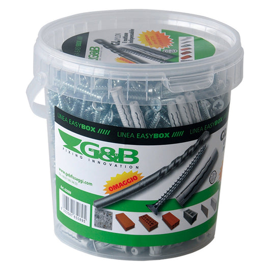 cf tassello nylon 'gl' gl6 vps 6 x 30 300 pz+punta 6 x 100 440763nlm