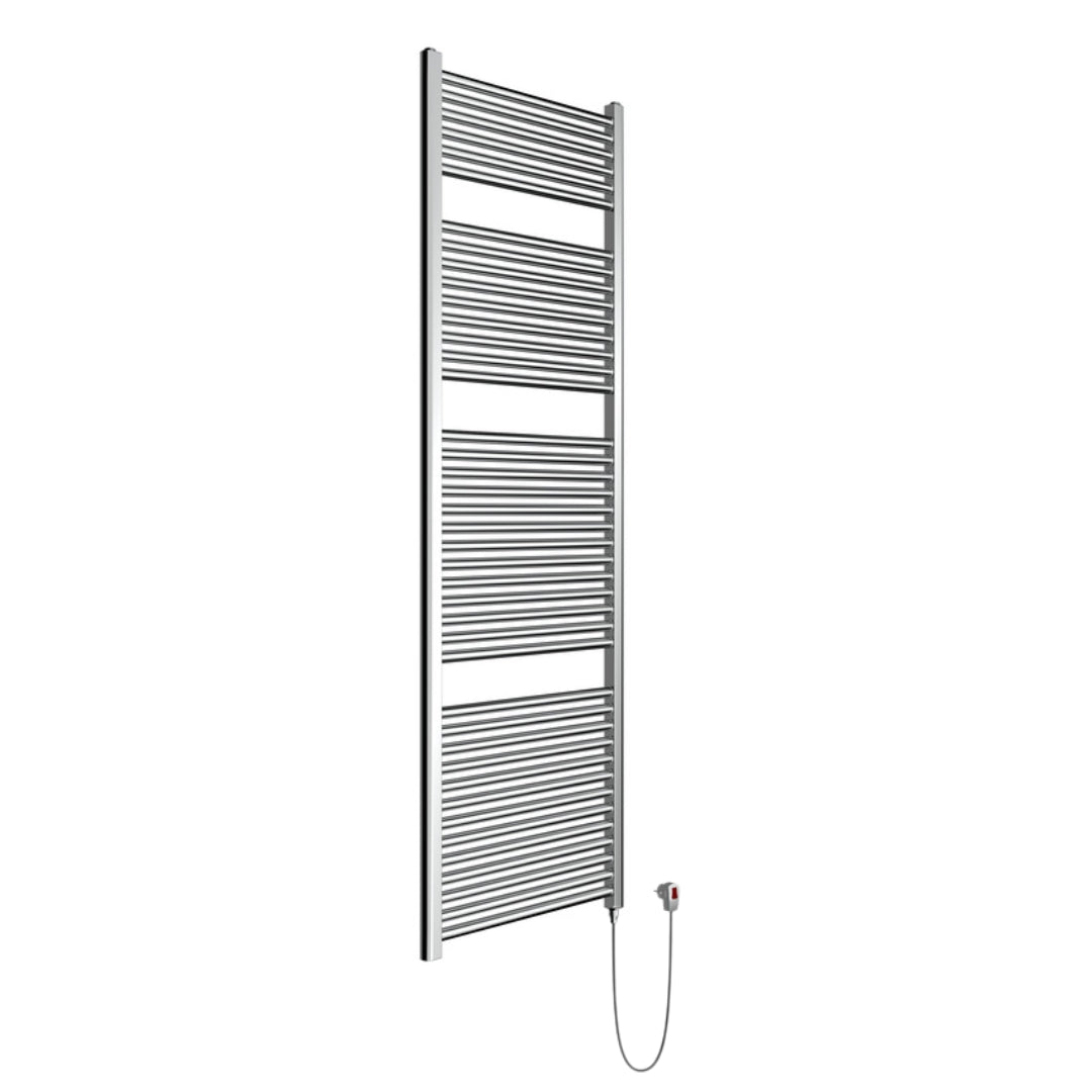 Termoarredo bagno scaldasalviette elettrico calorifero termosifone cromo lucido *** finitura- cromo lucido, misure h1...