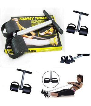 Elastico Con Pedali Tummy Trimmer Allenamento Muscoli Addominali Gambe Braccia         