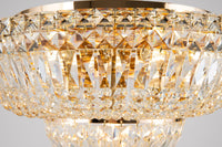 Lampadario Royal Classic in Metallo Basfor Oro Antique