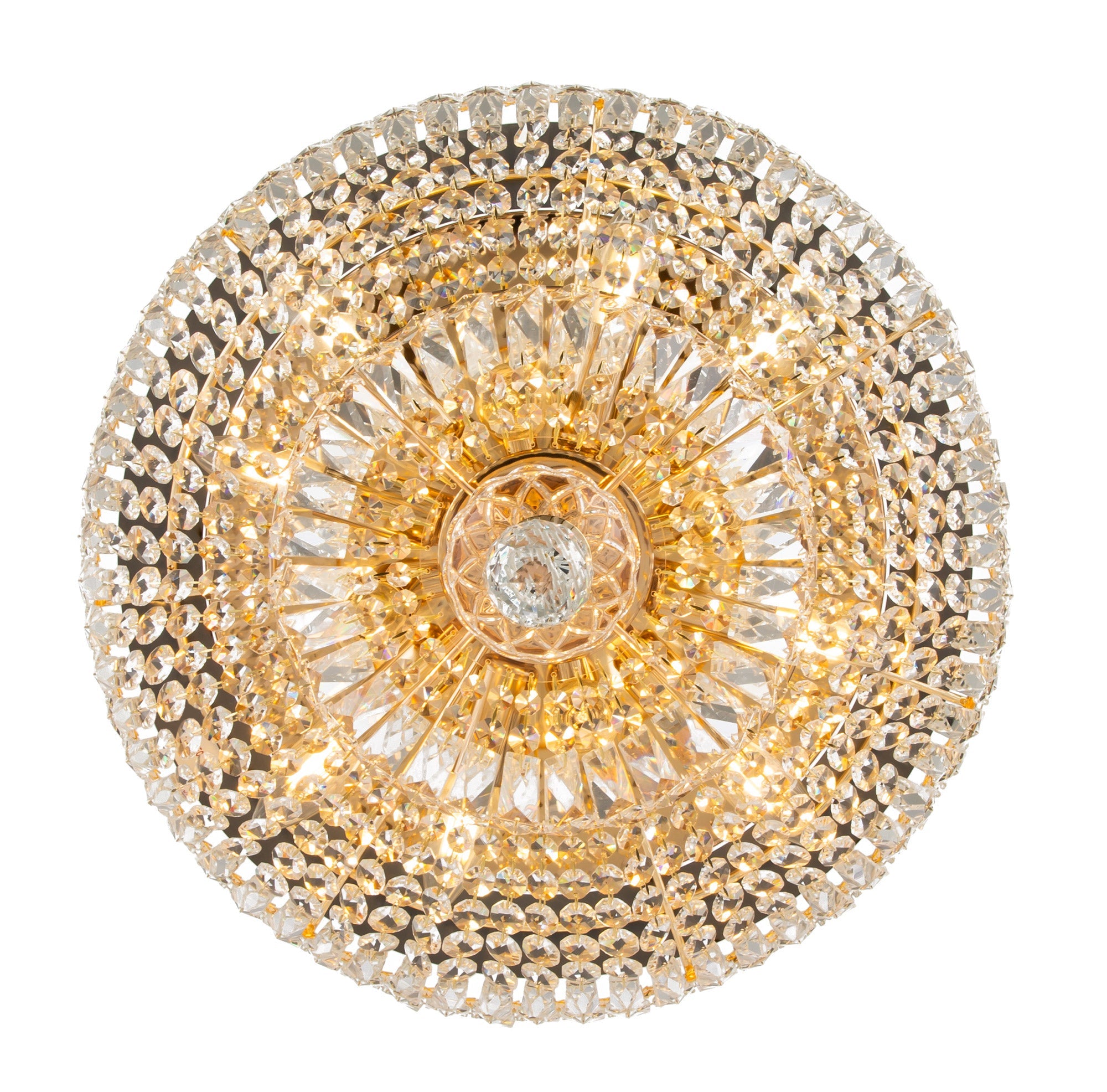 Lampadario Royal Classic in Metallo Basfor Oro Antique