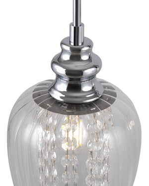 Lampada pendente Pendant in Metallo Blues Nickel