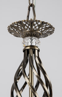 Lampadario Royal Classic in Metallo Grace Ottone